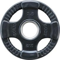 Body-Solid guminiai olimpiniai svoriai su 4 rankenomis ORTK, 2,5 kg