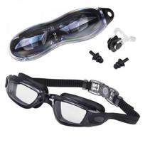 SET UV ANTI-FOG plaukimo akiniai + ausų ir nosies kamštukai SP0792 CY