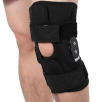 1PC Knee Brace Support with Strap Side Stabilizers for Protection Sports Fitness Wrap 1 pcs beige