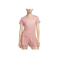 Nike Dri-FIT Swoosh Logo Print Crew Neck Short Sleeve T-Shirt Women Tops Pink FB4682-618 S