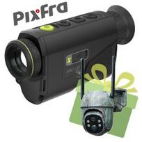 PIXFRA ARC PRO LRF A425P 384x288, 25mm, 1x-8x, 50Hz, Wi-Fi + gift Huntop E50 meža kamera termovizorius A425P LRF / ES-E50G