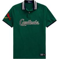 Polo Ralph Lauren Letter Stripe Pattern Casual Short Sleeve Polo Shirt Men tops Green 710810504-001 M