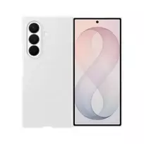 SAMSUNG Silicone magnetic phone case with MagSafe support for Galaxy Z Fold 8 (F971), white (protective film included)