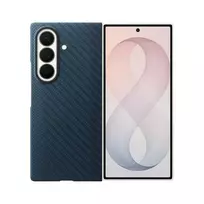 SAMSUNG Carbon Magnet phone case with MagSafe support for Galaxy Z Fold 8 Ultra (F976) navy (includes protective film)
