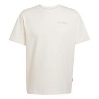 Adidas Terrex Outdoor Fashion Simple Loose Pullover Round Neck Short Sleeve T-Shirt Men Tops Undyed JI8310 S