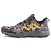 Adidas Terrex Voyager Dlx Slip Resistant Breathable Outdoor Hiking Shoes Black Gray Camouflage Men Hiking Shoes FW1200 41⅓