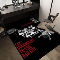1pc Scarface Office Carpet Chair Mats Soft, Comfortable, All Season,Perfect for Home, Bedroom, or Office Decor, Perfect Gift for 60cm by 90cm