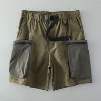 American-Style Quick-Drying Minimalist Multi-Pocket Export Parka Shorts Army Green M gray