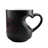 Color Changing Coffee Mug Best Mom Ever Heat-Sensitive Ceramic Cup Reveals Hidden Heart Design Unique Mother's Day Gift for Mom Grandma 1pc