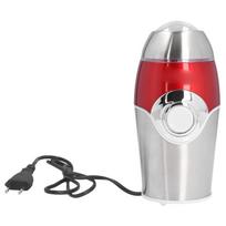 200W Home Electric Coffee Grinder, EU 220V Coffee Beans Grinder - Stainless Steel Blade, Easy to Clean, for Herbs and Spices raudona
