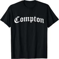 Compton, California Gangsta Rap Graphic T-Shirt S juoda