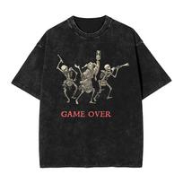 Kingdom Come Deliverance Death Screen T-Shirt Hippie T Shirts Short Sleeve Aesthetic Tops Summer Casual O Neck Big Size Top Tees L