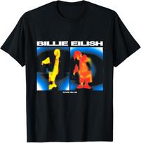 Oficialūs Billie Eilish marškinėliai „True Blue“ XL blue