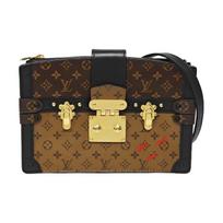 [Pre-Owned] Trunk Clutch Classic Monogram Canvas With Removable Shoulder Strap Coated Canvas And Calfskin Trim Soft Box Small Squa - Very Good #KNXSOR ONE SIZE