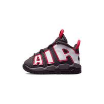 Nike Air More Uptempo TD Medium Ash Siren Red White Baby Sneakers Black DH9722-200 26