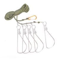 Stainless Steel Fishing Lock Anti-Winding Nylon Rope Fishing Lock