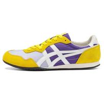 Onitsuka Tiger Serrano Gentry Purple Yellow Unisex Sneakers White 1183B400-500 43.5 yellow