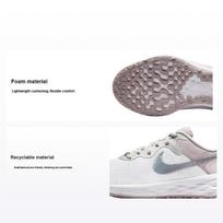 Nike Revolution 6 Next Nature Baltos Ametisto Peleno Moteriški Sportbačiai Photon-Dust Ocean-Cube DC9007-111 38.5 white