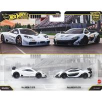 PRE-ORDER Hot Wheels Premium 2-pack Modeliukas McLaren P1 GTR + McLaren F1 GTR