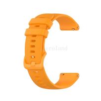Dirželis Garmin Venu 2 / Venu 2S Vivoactive 5 4 3 4S išmaniam silikoniniam apyrankės dirželiui Amazfit GTR GTS Bip apyrankės dirželis 18 20 22MM 20mm width Strap oranžinė