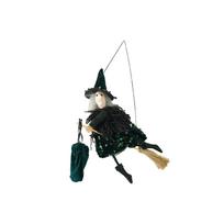 Halloween Decorations, Witch Pendants, Witch Small Pendants, Home And Party Decorations One Size žalia