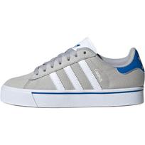 Adidas Campus Vulc J Grey White Blue Kids Sneakers Grey-Two Cloud-White IH8039 36⅔ gray