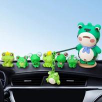 Parduodamos Madingos Kūdikio Varlės Dekoracijos Mažų Varlių Ornamentas Automobilio Prietaisų Skydeliui Universalios PASIDARYK PATS Rankdarbių Dekoracijos Sodo Dekoras mėlyna