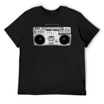 Boom Box T-Shirt street wear luxury t-shirt funny gifts Anime t-shirt mens graphic t-shirts hip hop S juoda