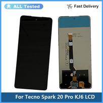 LCD Screen and Digitizer Full Assembly For Tecno Spark 20 Pro KJ6