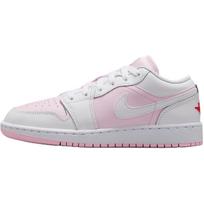 Jordan Air Jordan 1 Low top Children's Basketball Shoes White Unisex 553560-608 40 white