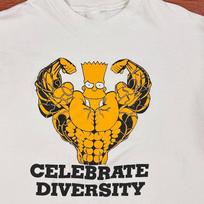 Bart Simps0n Celebrate Diversity Parody Tee Bootleg Cartoon Movie T Shirt S5XL Unisex T-Shirt XXXXL