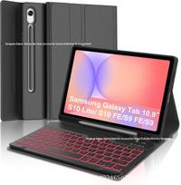 Samsung S11 Tablet Case: A11+ Bluetooth Keyboard, S10 Lite Magnetic Backlight, Pen Slot, A9+ Compatible Samsung S10 Lite 10.9" X400/X406