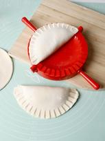 1 vnt. didelis raudonas plastilinis koldūnų formavimo įrankis, tešlos spaudimo formelė, tinkamas kepimo įrankiams (Red,one-size) raudona