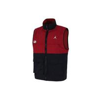Jordan Casual Letter Print Zip-Up Spliced Vest Men Vests Red DC7305-677 M