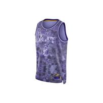 Nike Tie-Dye Basketball Jersey 22-23, Lakers LeBron James #6 Men Tops Purple FD4093-580 L