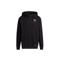 Adidas Neo Logo Pattern Half-Zip Hoodie Men Hoodie Black H52968 M