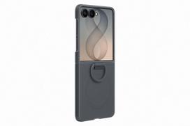 Samsung Galaxy Flip8 Silicone Ring Magnet Case Black