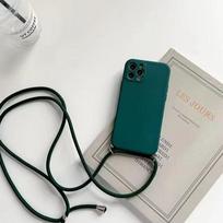 Dėklas su virvele Oneplus 13T 13R 13 12R 12 11R 10T Pro Minkštos virvelės silikoninis dėklas per petį su dirželiu Virvelės dėklas Funda For One plus 13&Case & Strap