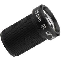 25mm CCTV Camera Lens Super Clear 5 Million Pixels 1 2   Security Camera Lens for WiFi Camera black