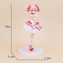 Sold Magi Madoka Magica Aniem Figure Kaname Madoka Action Figure Magic Girl Model Decor Statue Dolls Toys Christmas Gift