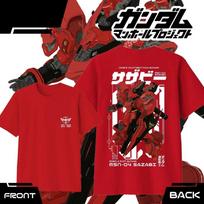 Anime GUNDAM MSN-04 Sazabi Pure Cotton T-shirt 2026 Summer Men's and Women's Fashion Casual Short Sleeved T-shirt Streetwear 4XL