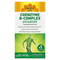 Country Life Coenzyme B-Complex Advanced Veggie Capsules, 60 Count 60 pcs - 1 ea