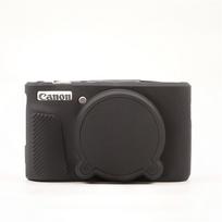 SX740HS Minkštas Silikoninis Guminis Dėklas Canon PowerShot SX740 HS SX730HS SX730 Guminis Dangtelis Odinė Apdangala Su Objektyvo Dangteliu gray