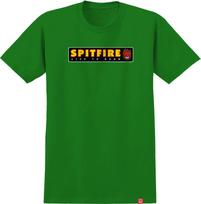 Spitfire Wheels Shirt Live to Burn Kelly Green S