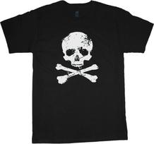 Pirate Skull and Crossbones Unisex T-Shirt Graphic Tee Clothing Apparel S įvairiaspalvis