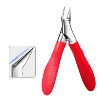1pcs Nail Clippers Toenail Cutters Pedicure Manicure Tools Non-Splash Ingrown Paronychia Professional Correction Tool Sets raudona