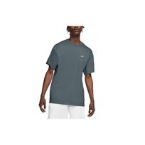 Nike Lab Solo Swoosh Basic Sports Short Sleeve T-Shirt Men Tops Grey Blue DA0321-387 XS brown