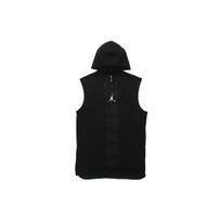 Jordan Air Dri-Fit Berankovė Su Gobtuvu Krepšinio Liemenė Su Raidžių Spaudiniu Ant Nugaros Vyriški Viršutiniai Drabužiai Juoda Balta CW0373-010 S white