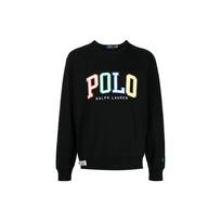 Polo Ralph Lauren Ss23 Letter Logo Printed Crewneck Sweatshirt Men Sweatshirt Black 710890191-001 M