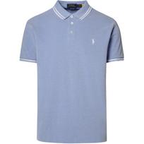 Polo Ralph Lauren Solid Slim Fit Logo Polo Shirt Men Polo Shirts Blue 710898948-006 XS
